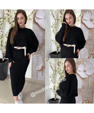 Conjunto Aghata Preto